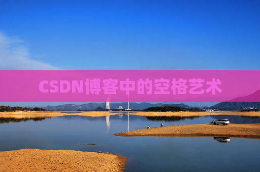CSDN博客中的空格艺术